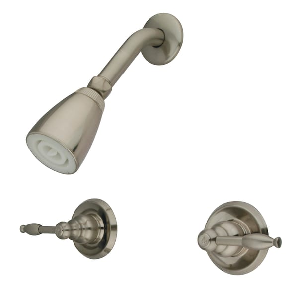 Shower Faucet, Brushed Nickel, Wall Mount